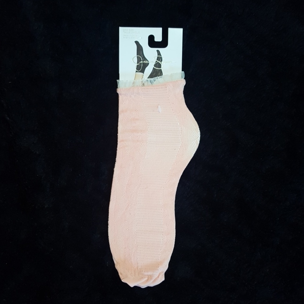 Peach anklet